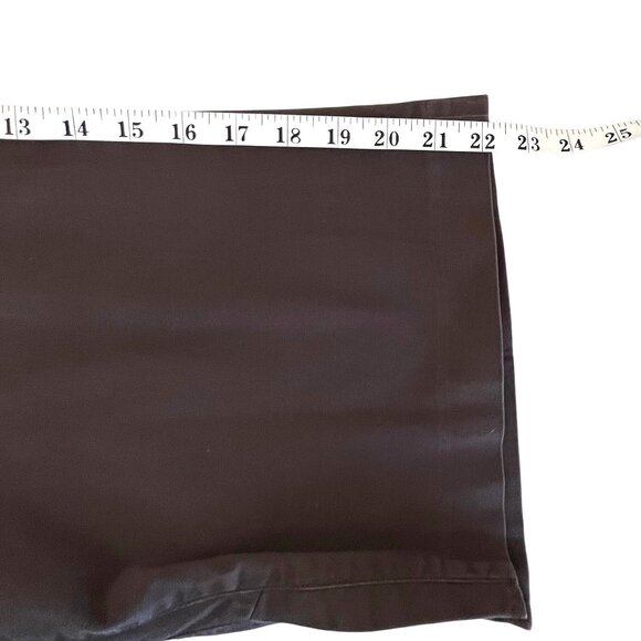 Lane Bryant Brown Cropped Stretch Pants Womens Size 20 Cotton/Spandex VGUC! - Picture 13 of 14